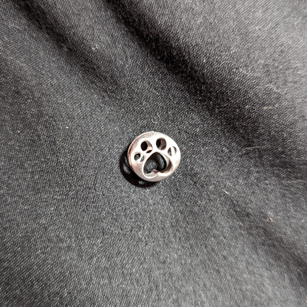 Pandora Sterling Silver Open Paw Print Charm